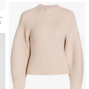 NWT Rag and Bone turtledove oakes mock neck sweater